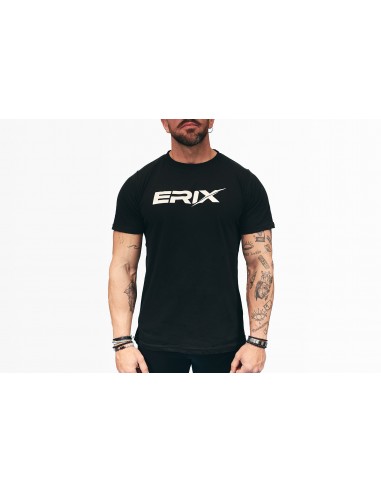Camiseta Erix Silicona Big X Negra Talla S | Erix Nutrición