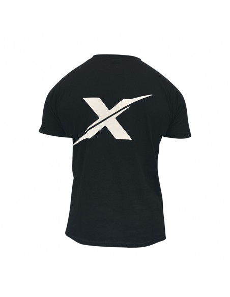 Camiseta Erix Silicona Big X Negra Talla XL | Erix Nutrición