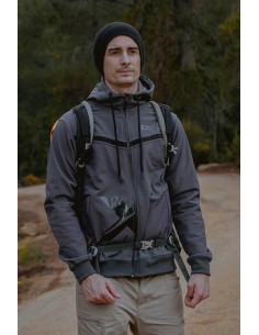 Chaqueta Deportiva Erix Nutrición Talla XL | Chaqueta Gym Negra