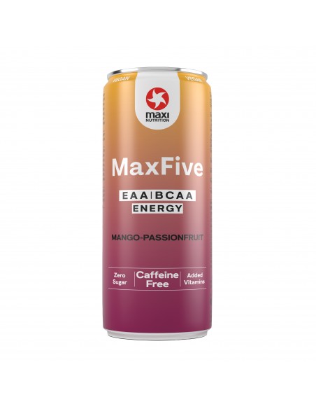 MaxFive Bebida Energética EAA/BCAA Mango-Maracuyá 330 ml
