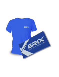 Pack Camiseta Azul L + Toalla Gym | Erix Nutrición Regalo