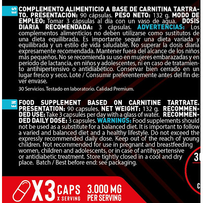 CARNITINE Carnipure® (90 Cápsulas)