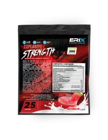 Muestra Explosive Strength Sandía 25g | Pre-Entreno Erix Nutrición