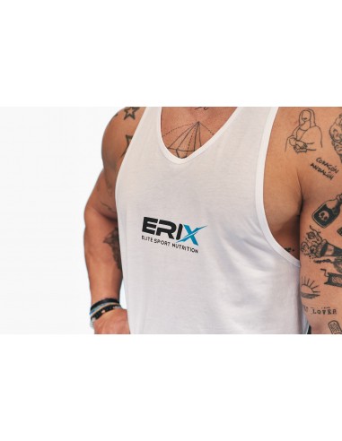 Camiseta Tirantes Blanca Talla S | Ropa Gym Erix Nutrición