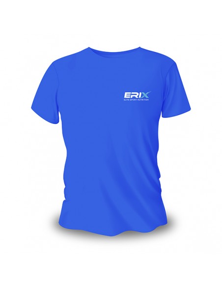 Camiseta Azul Erix Talla S | Logo Silicona | Erix Nutrición
