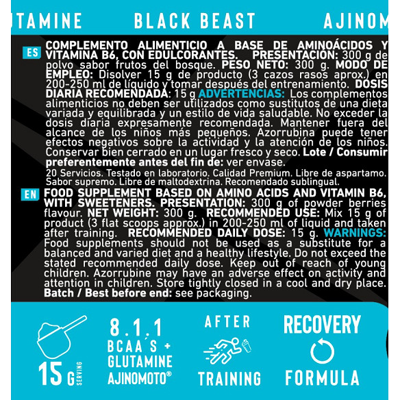 Glutamina + BCAA AJINOMOTO 300 gr