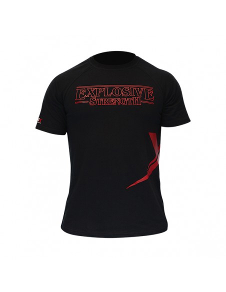 Camiseta "Explosive Strength" Negra Talla L | Erix Nutrición