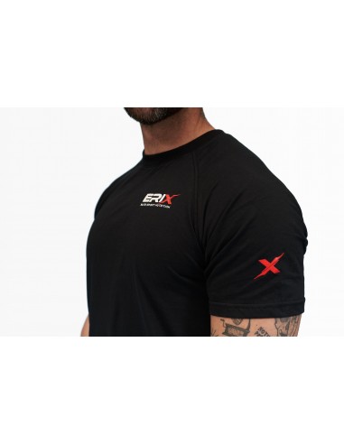 Camiseta "Play Hard Active" Negra Talla S | Erix Nutrición