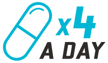 4 Cápsulas al día