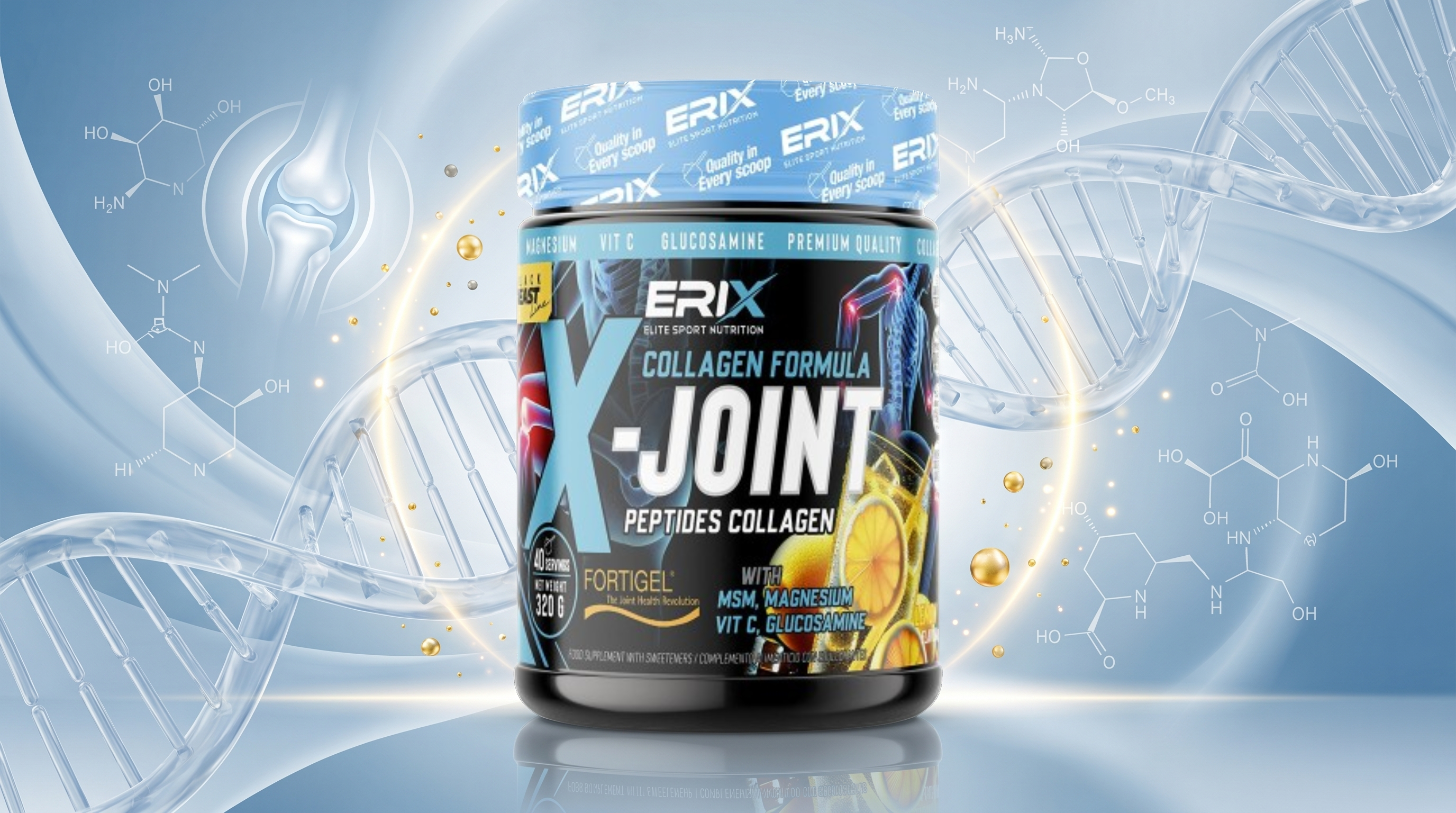 Banner Collagen X-Joint Fortigel Limón