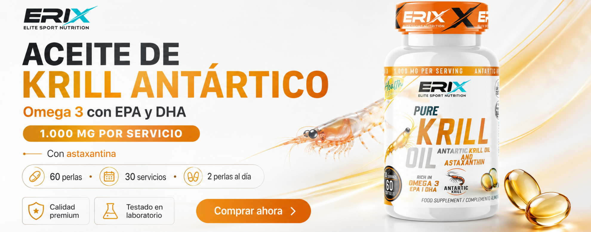 Pure Krill Oil 1000mg Omega-3