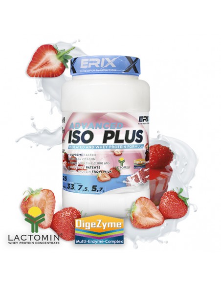 ISO Advanced PLUS 1kg Fresa | Proteína con Creatina Erix