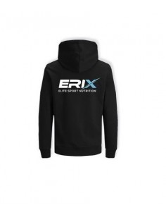 Sudadera Capucha Negra - Erix Nutrición Talla 2XL