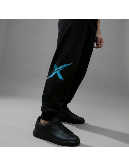 Pantalón de Chándal Negro ERIX Elite | 100% Algodón Premium