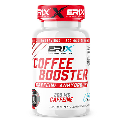 Coffee Booster 200mg 90 Caps | Cafeína Pura y Energía Erix