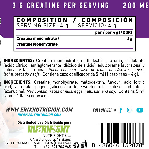 Creatina Monohidrato 300 G