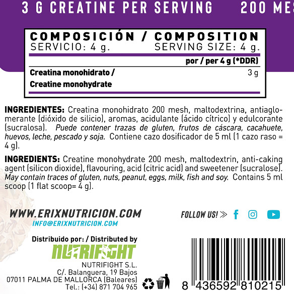 Creatina 300 Gr