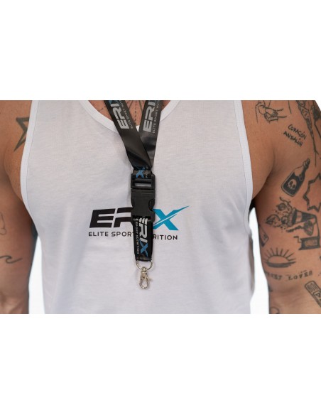 Cinta Lanyard con Mosquetón Extraíble | Erix Nutrición